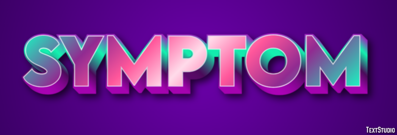 Symptom Text Effect