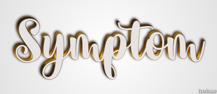 Symptom Text Effect