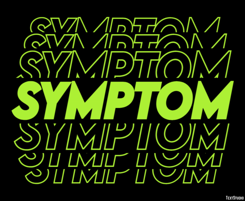 Symptom Text Effect