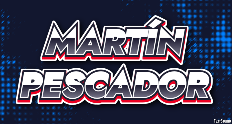 Martín pescador Efecto de texto