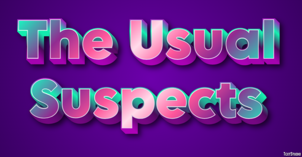 The Usual Suspects Effetto testo