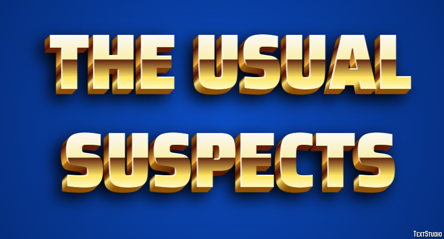 The Usual Suspects Text Effect