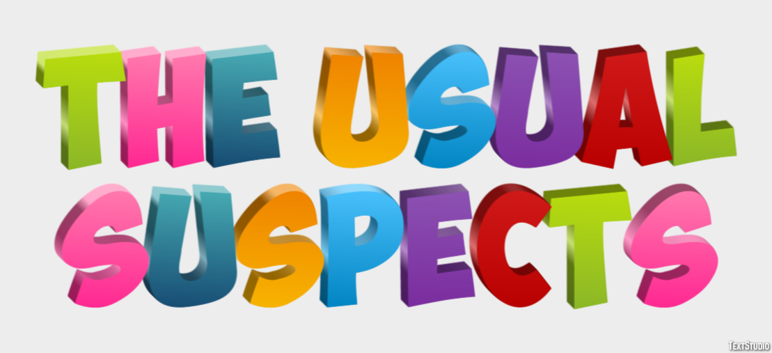 The Usual Suspects Effetto testo