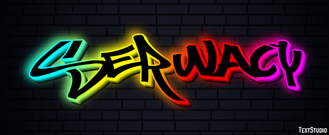 Serwacy Efekt tekstowy