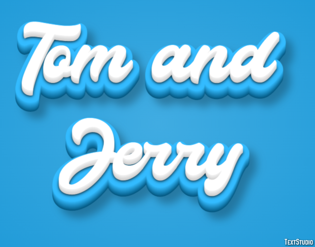 Tom and Jerry Effet de Texte