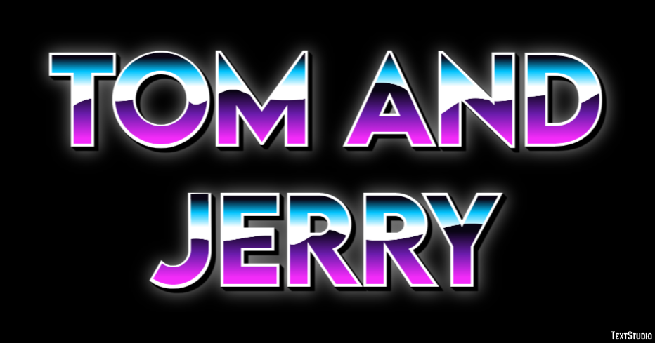 Tom and Jerry Text Effect