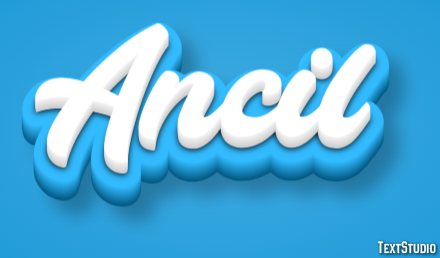 Ancil Efeito de texto