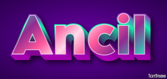 Ancil Efeito de texto