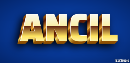 Ancil Text Effect