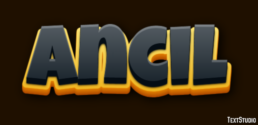 Ancil Text Effect