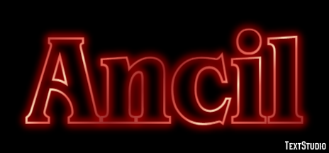 Ancil Efeito de texto