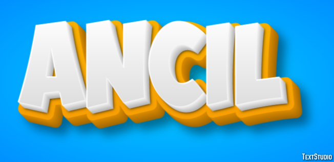 Ancil Text Effect