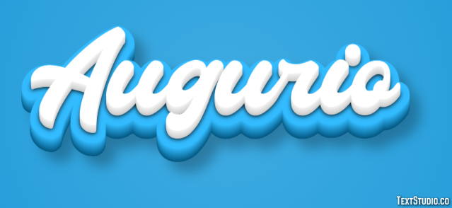 Augurio Efecto de texto