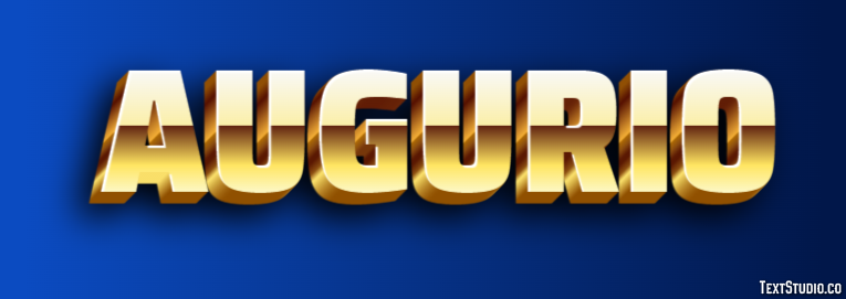 Augurio Efecto de Texto