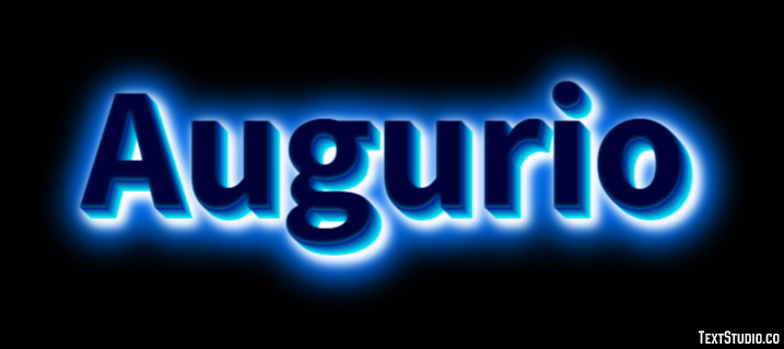 Augurio Efecto de texto