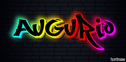 Augurio Efecto de texto