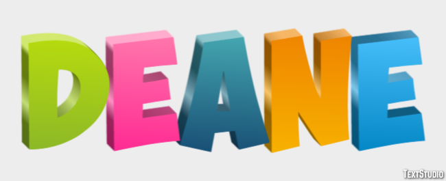 Deane Text Effect