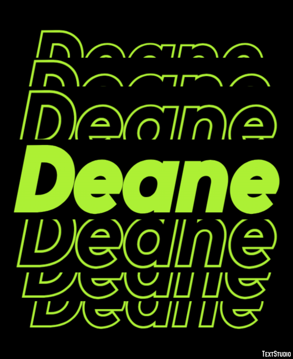 Deane Text Effect