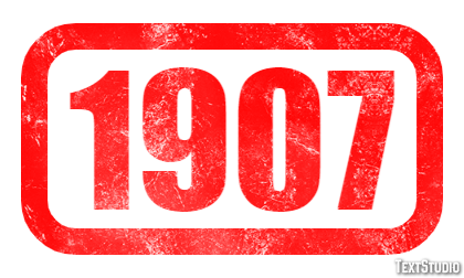 1907 Efecto de texto