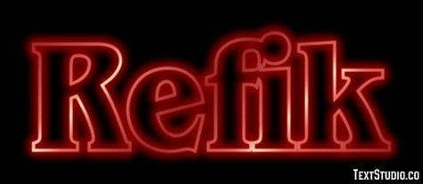 Refik Tekst Effect
