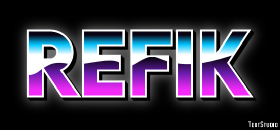 Refik Эффект текста