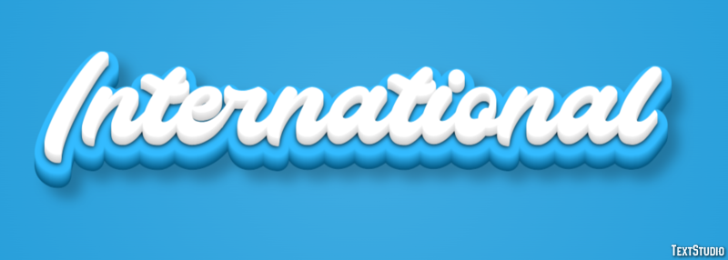 International Text Effect