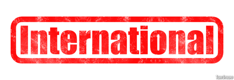 International テキスト効果