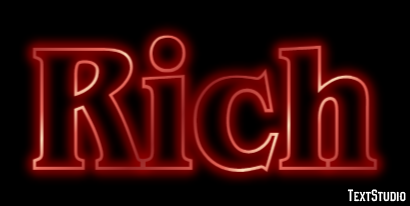 Rich Efeito de texto