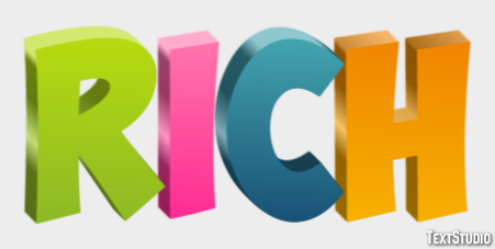 Rich Efeito de texto