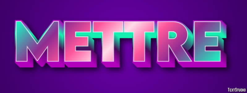 Mettre Effet de texte