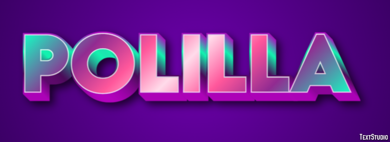 Polilla Efecto de texto