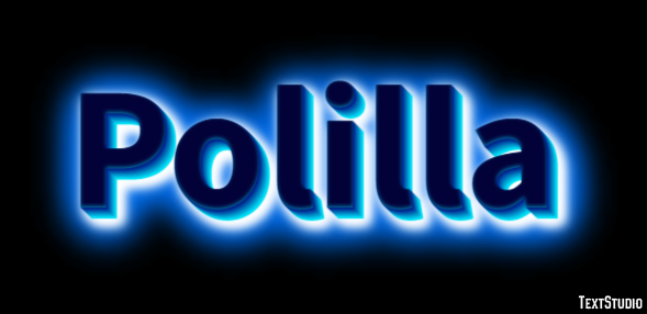 Polilla Efecto de texto