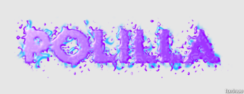Polilla Efecto de texto