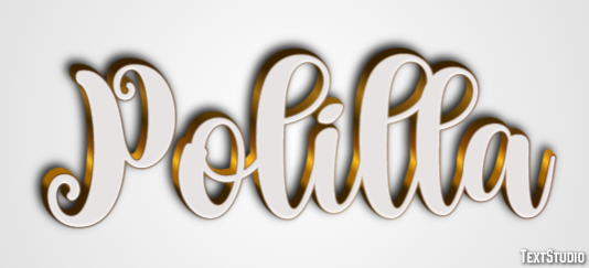 Polilla Texteffekt