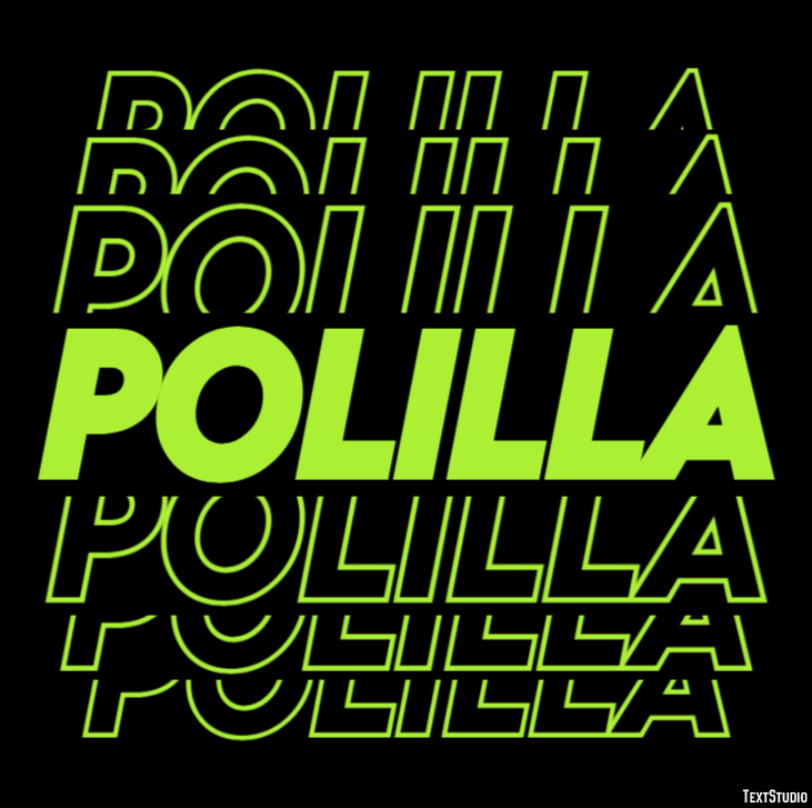 Polilla Efecto de texto