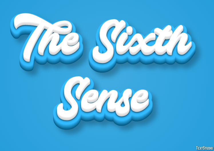 The Sixth Sense Text Effect