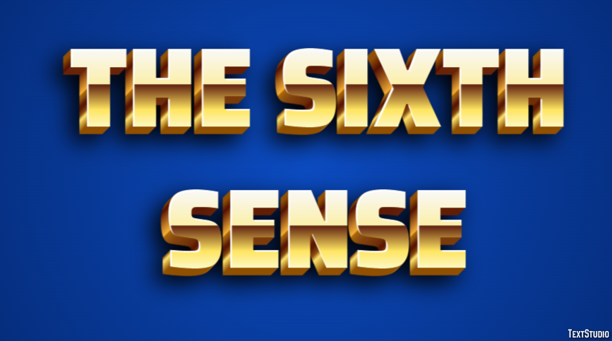 The Sixth Sense テキスト効果