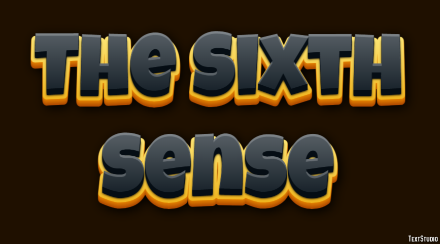 The Sixth Sense テキスト効果