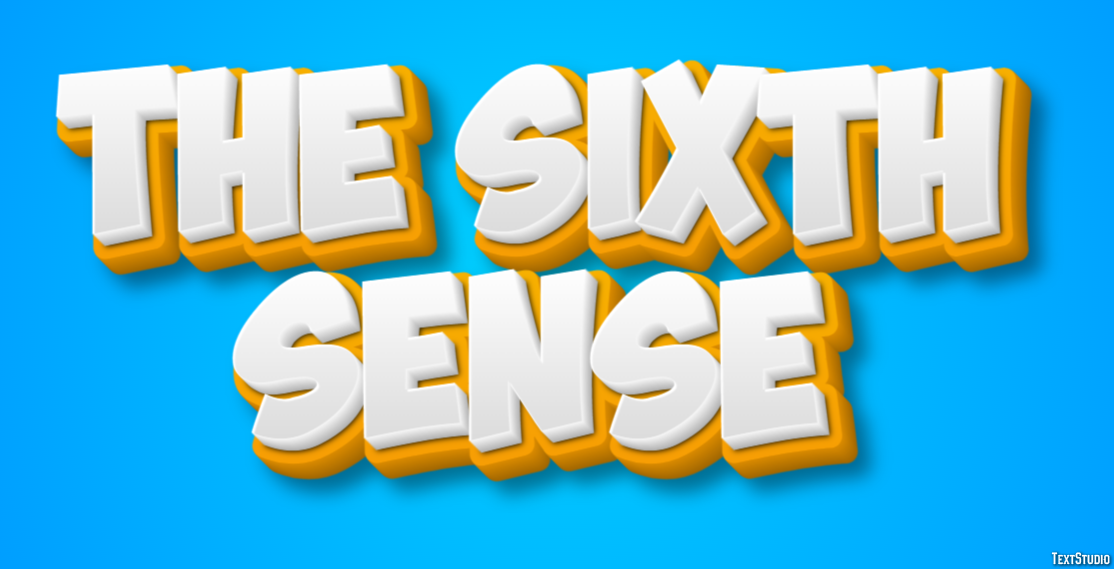 The Sixth Sense テキスト効果