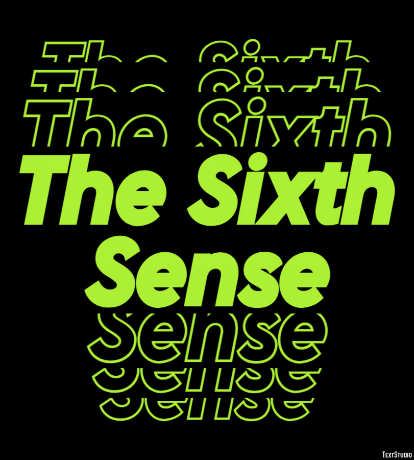 The Sixth Sense Effet de Texte