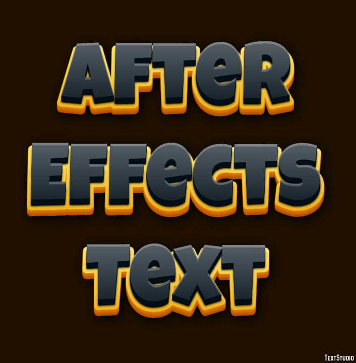After Effects Text テキスト効果