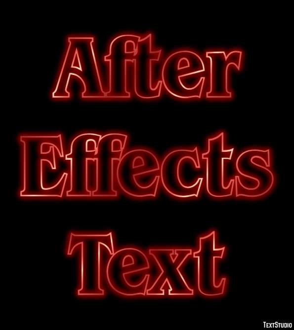 After Effects Text Text Effect