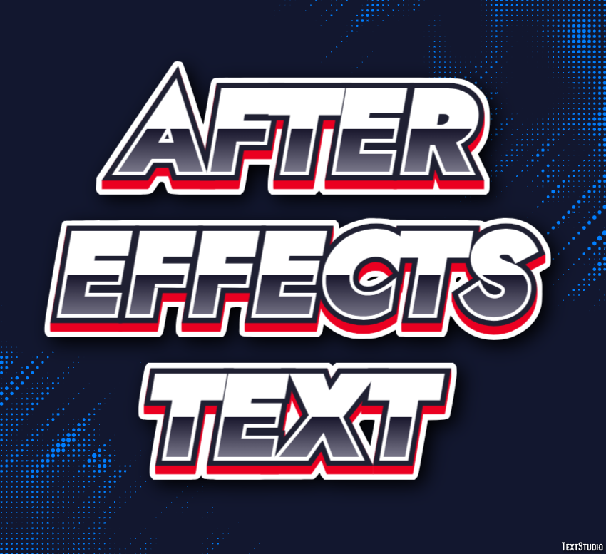 After Effects Text Text Effect