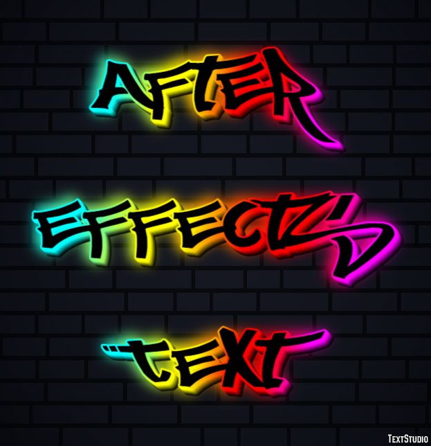 After Effects Text Text Effect
