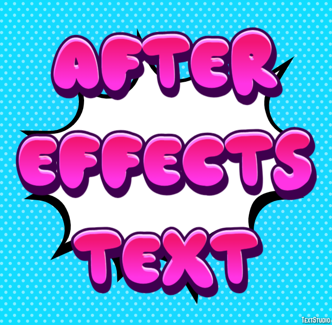 After Effects Text Text Effect