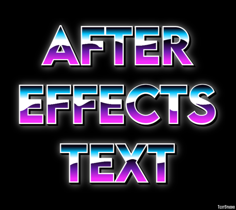 After Effects Text Text Effect