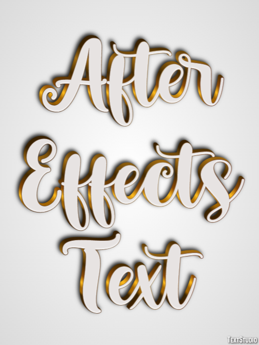After Effects Text テキスト効果