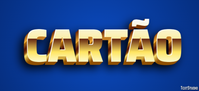 Cartão Effet de texte