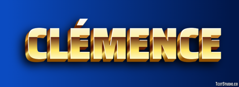 Clémence Text effect