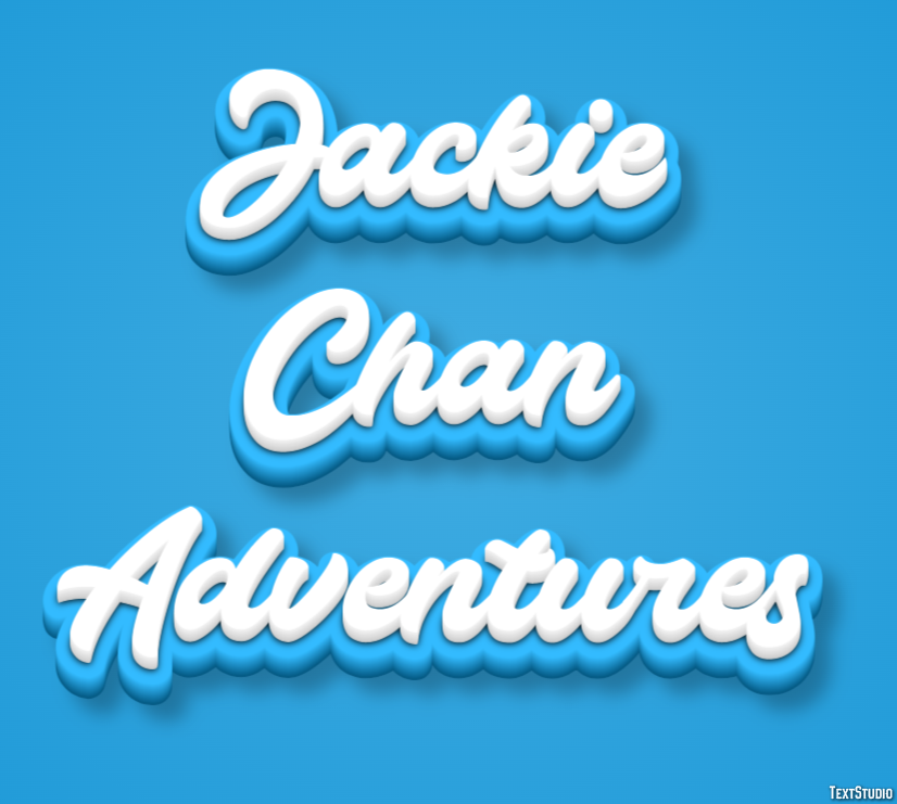 Jackie Chan Adventures Text effect